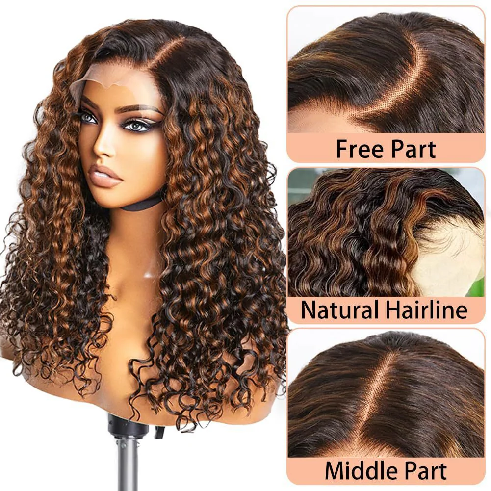 European And American Ladies Front Lace Synthetic Wigs - Image 4