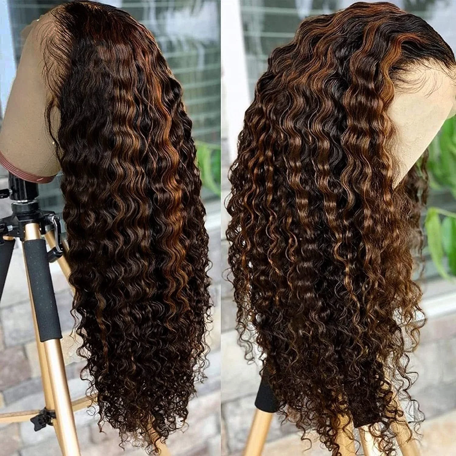 European And American Ladies Front Lace Synthetic Wigs - Image 8