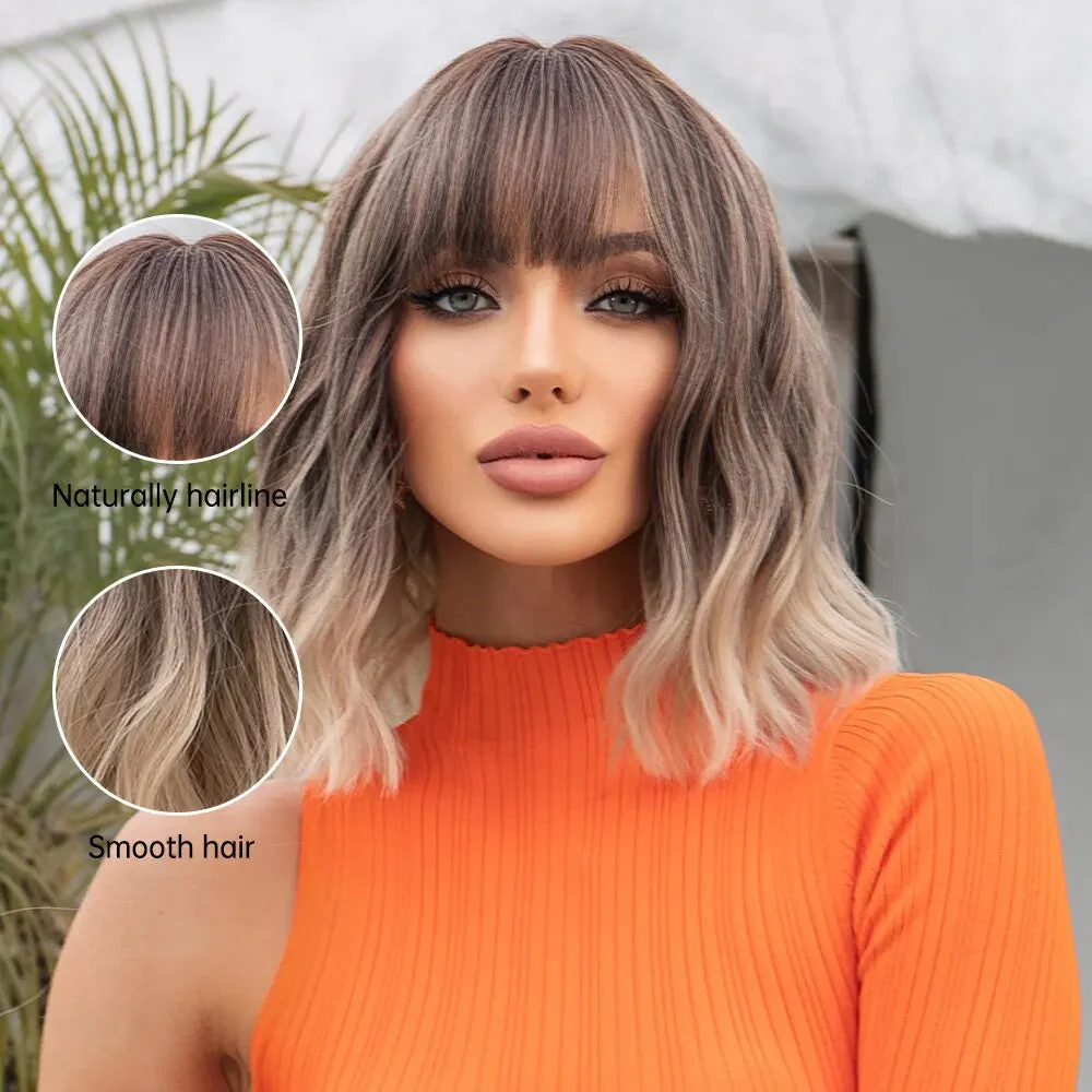 European And American Style Wig Short Gradient Curly Hair - Image 5