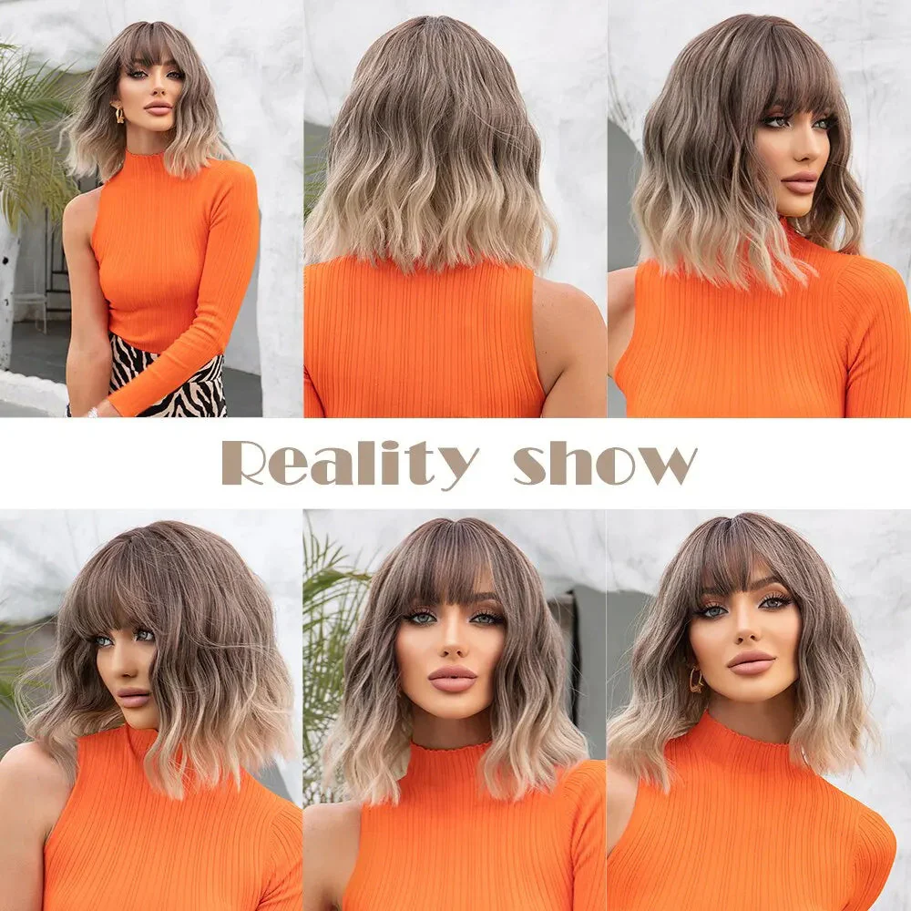 European And American Style Wig Short Gradient Curly Hair - Image 9