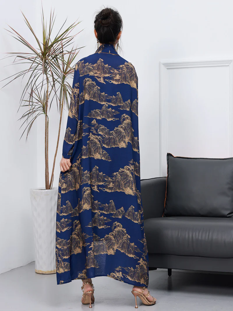 Spring Cardigan Long-sleeved A-Line Front And Open kimono - Image 5