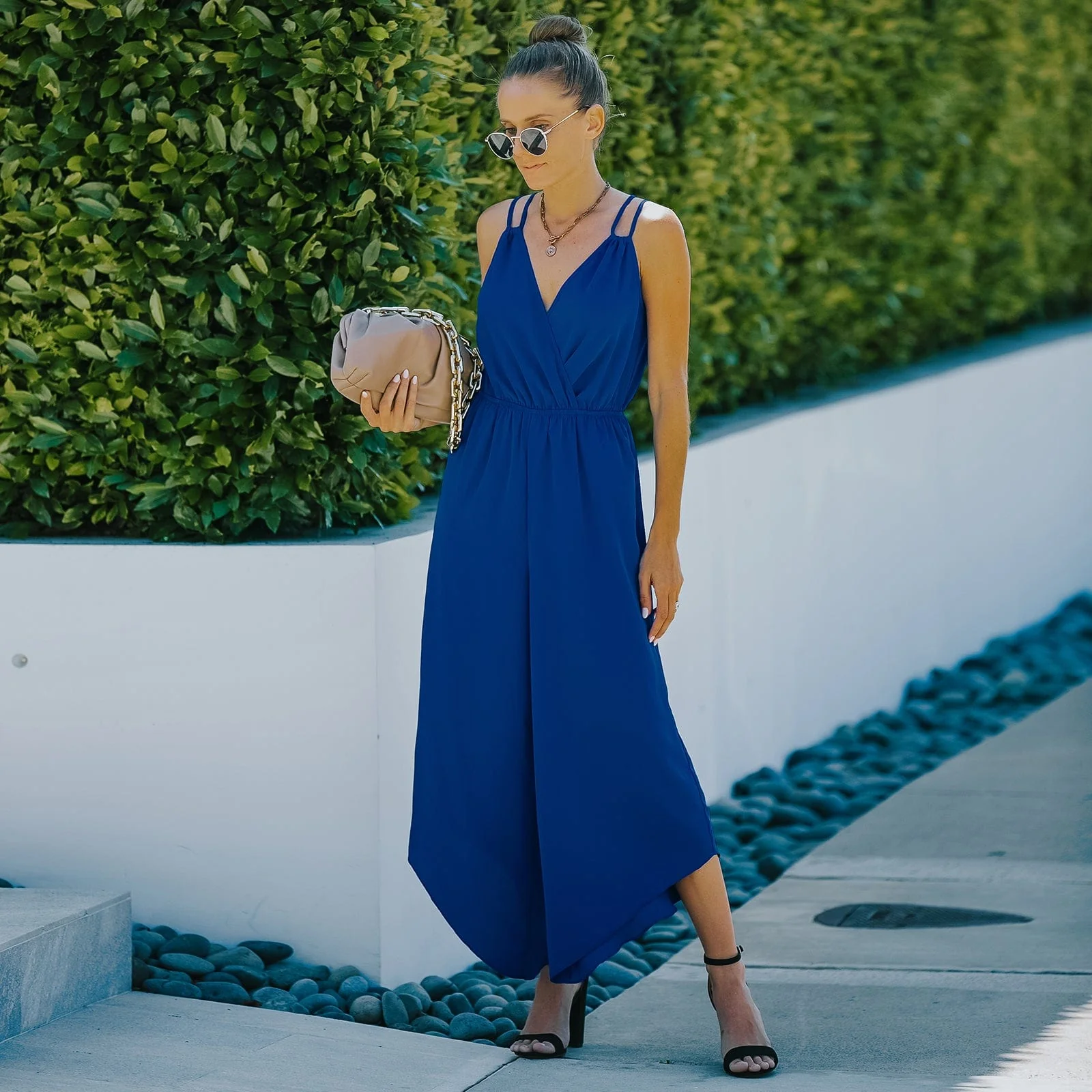 Everyday Cross Front And Back Strappy Jumpsuit Romper - Image 13