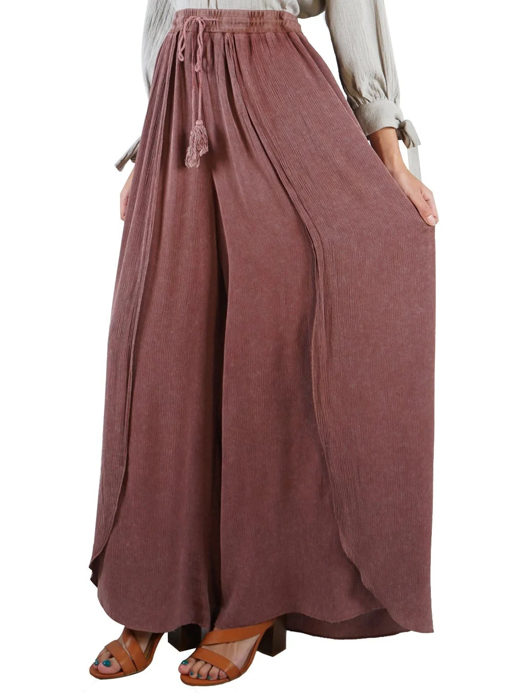 Everyday Palazzo High Waist Summer Day Pant - Image 28