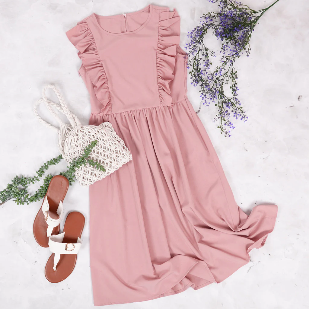 Everyday Ruffle Dress - Image 21
