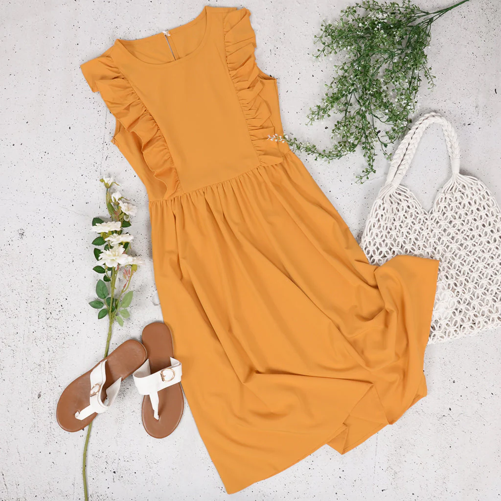Everyday Ruffle Dress - Image 24