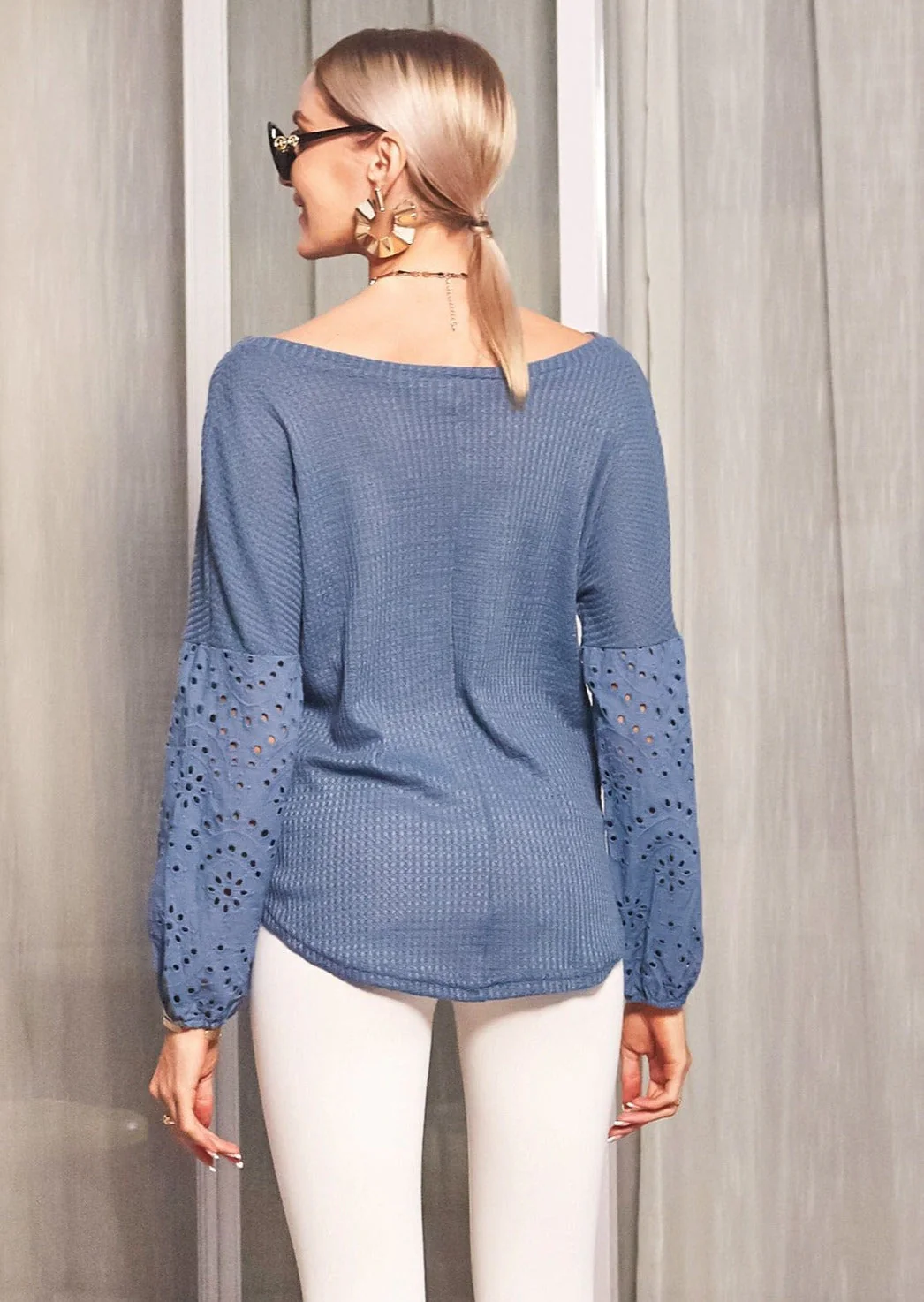 Eyelet Lounge Summer Tunic - Image 2