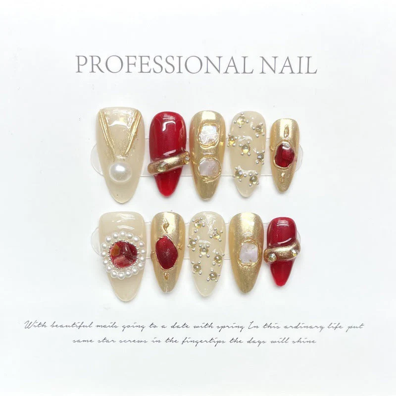 Fake Nails Gem Baroque Advanced Sense - Image 7