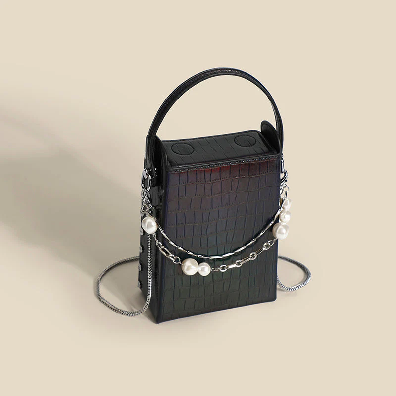 Mini Square Messenger Handbag - Image 11