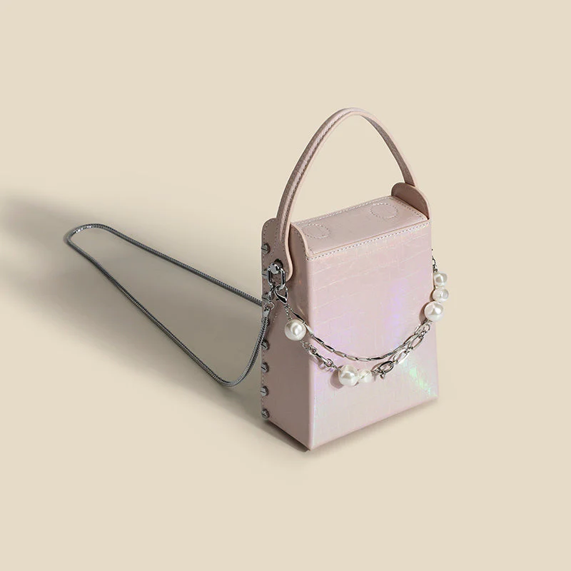 Mini Square Messenger Handbag - Image 4