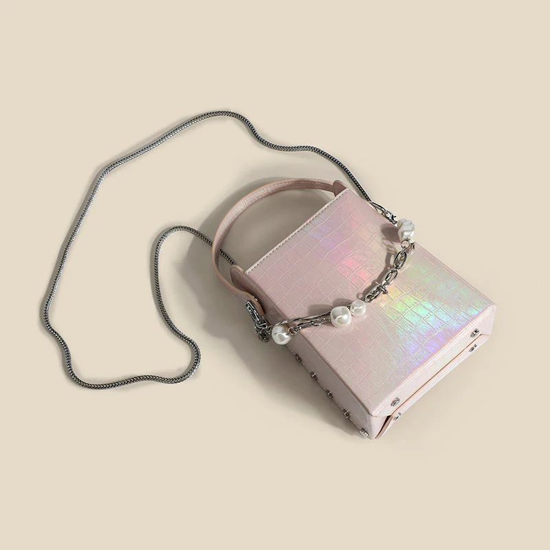 Mini Square Messenger Handbag - Image 5