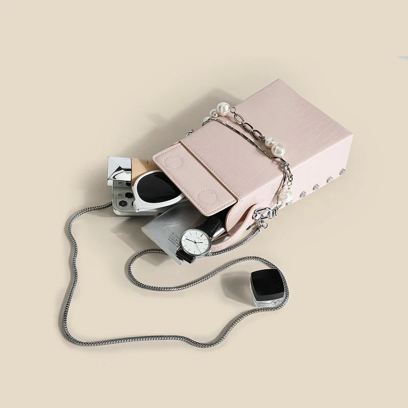 Mini Square Messenger Handbag - Image 6
