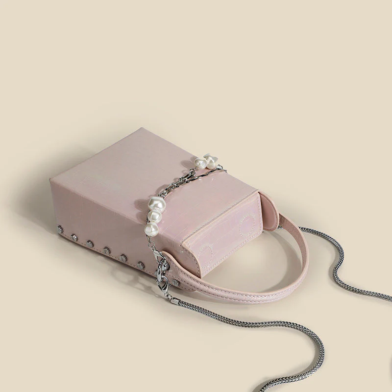 Mini Square Messenger Handbag - Image 7