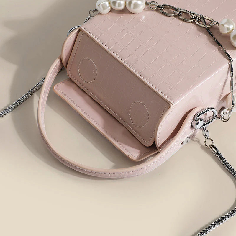 Mini Square Messenger Handbag - Image 8