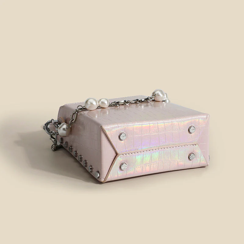 Mini Square Messenger Handbag - Image 9