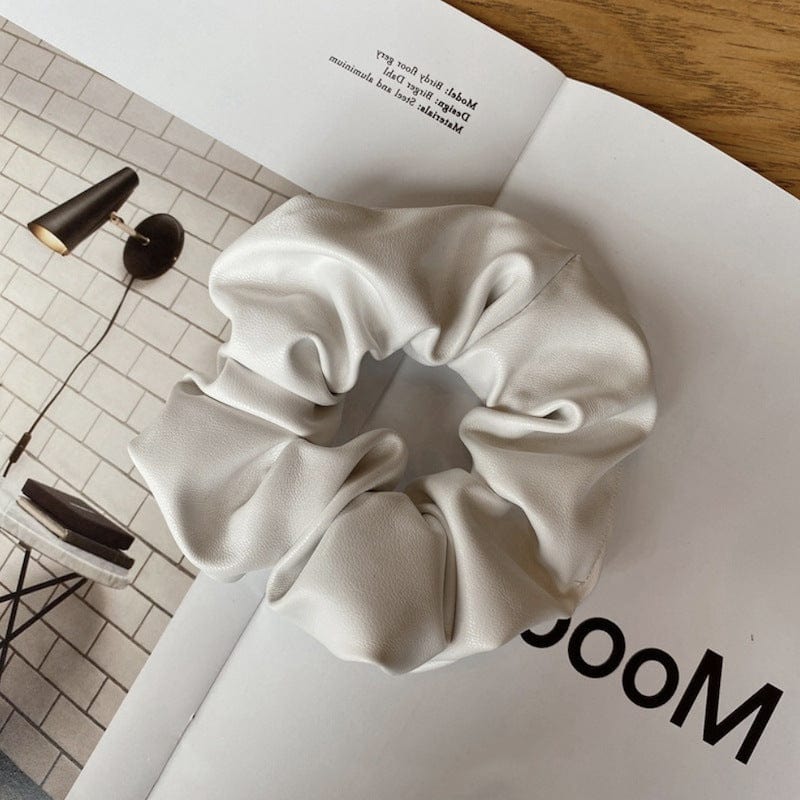 Faux Leather Scrunchy - Image 4