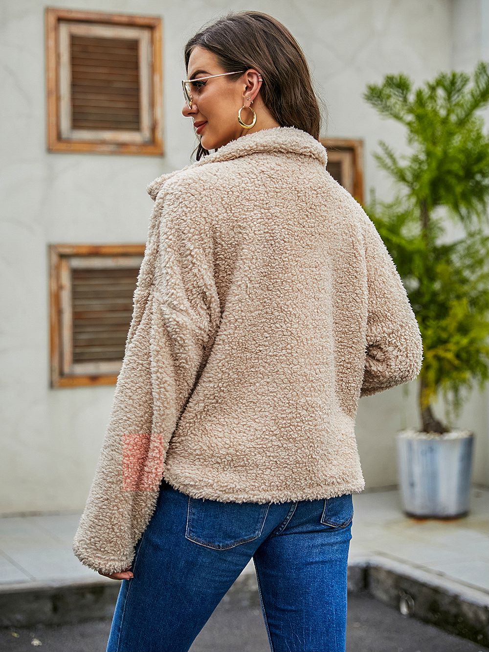 Faux Shearling Teddy Jacket - Image 5
