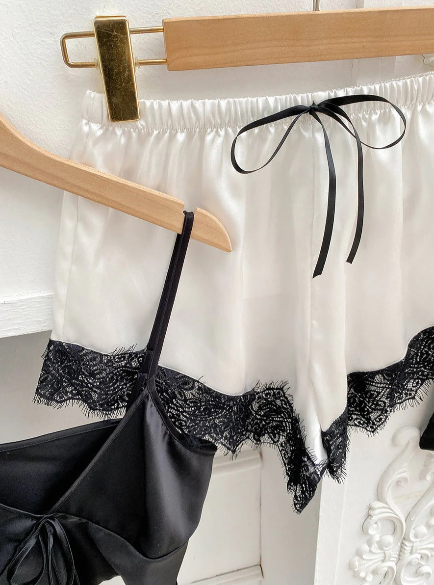 Feminine Tie Top Lounge Set - Image 21