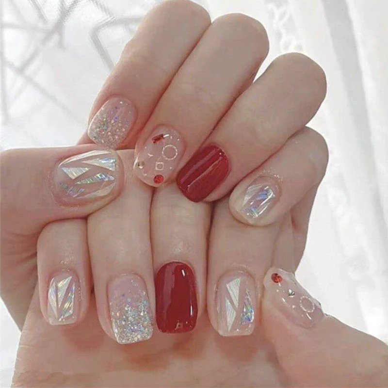Finished product of phototherapy with fake nail patch - Image 3