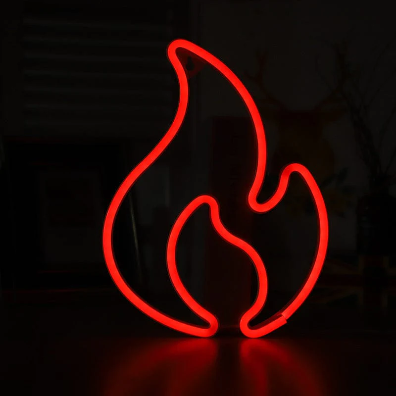 Fire Neon Light Sign - Image 4