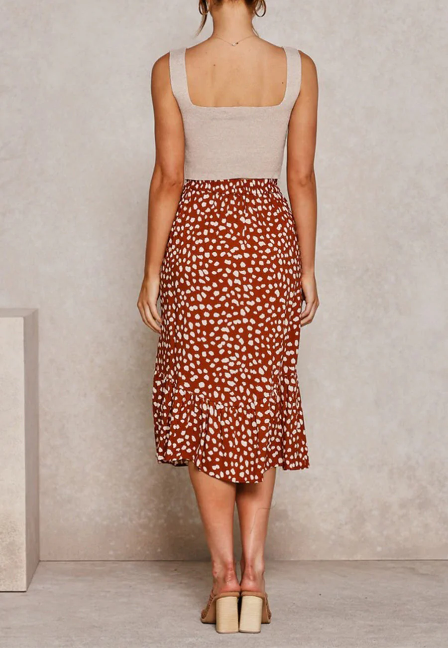 Flared Ruffle Skirt - Image 3