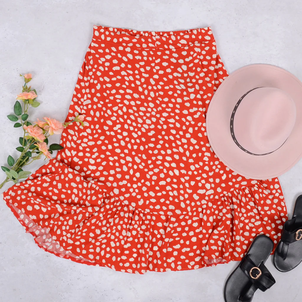 Flared Ruffle Skirt - Image 5