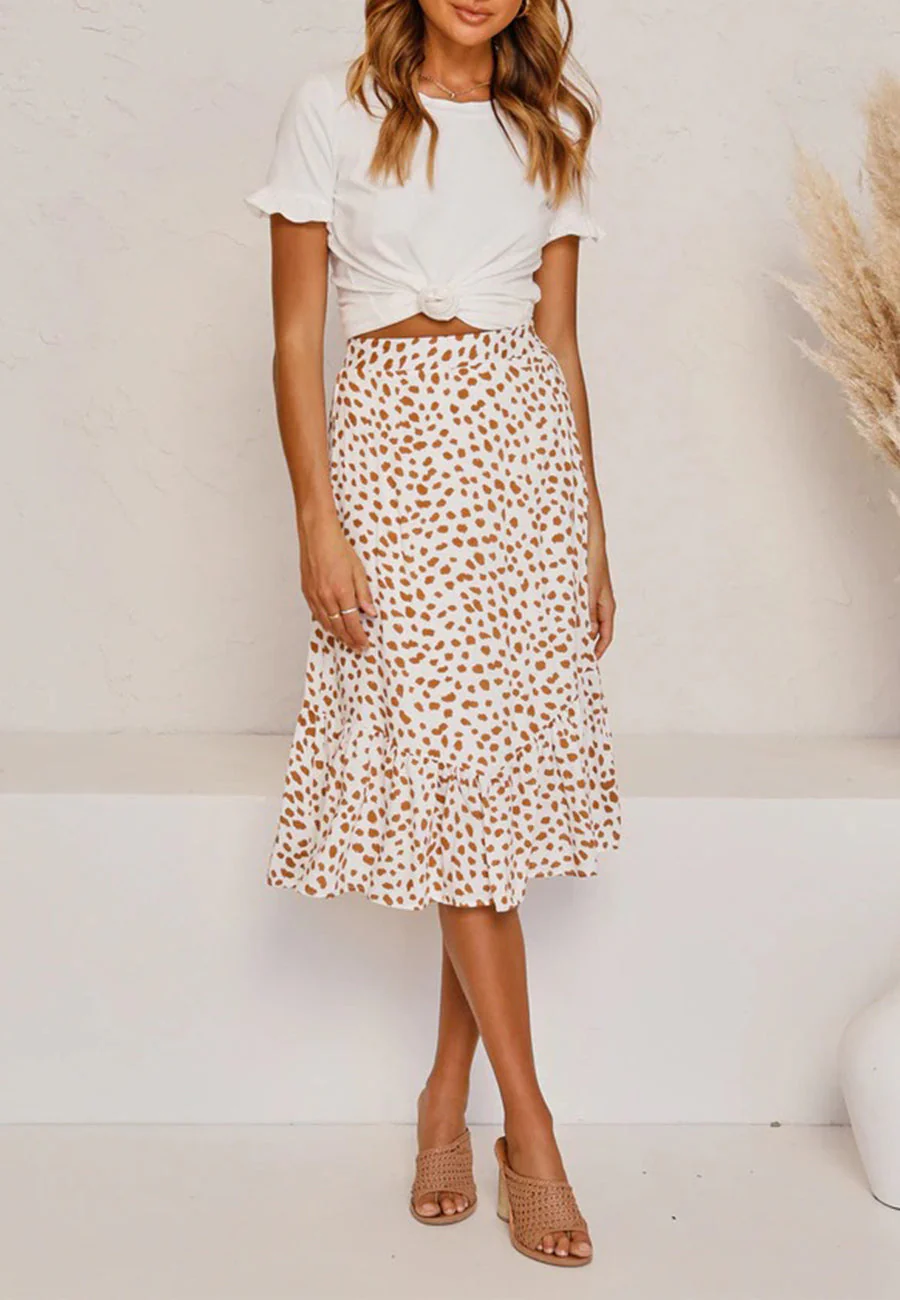 Flared Ruffle Skirt - Image 6