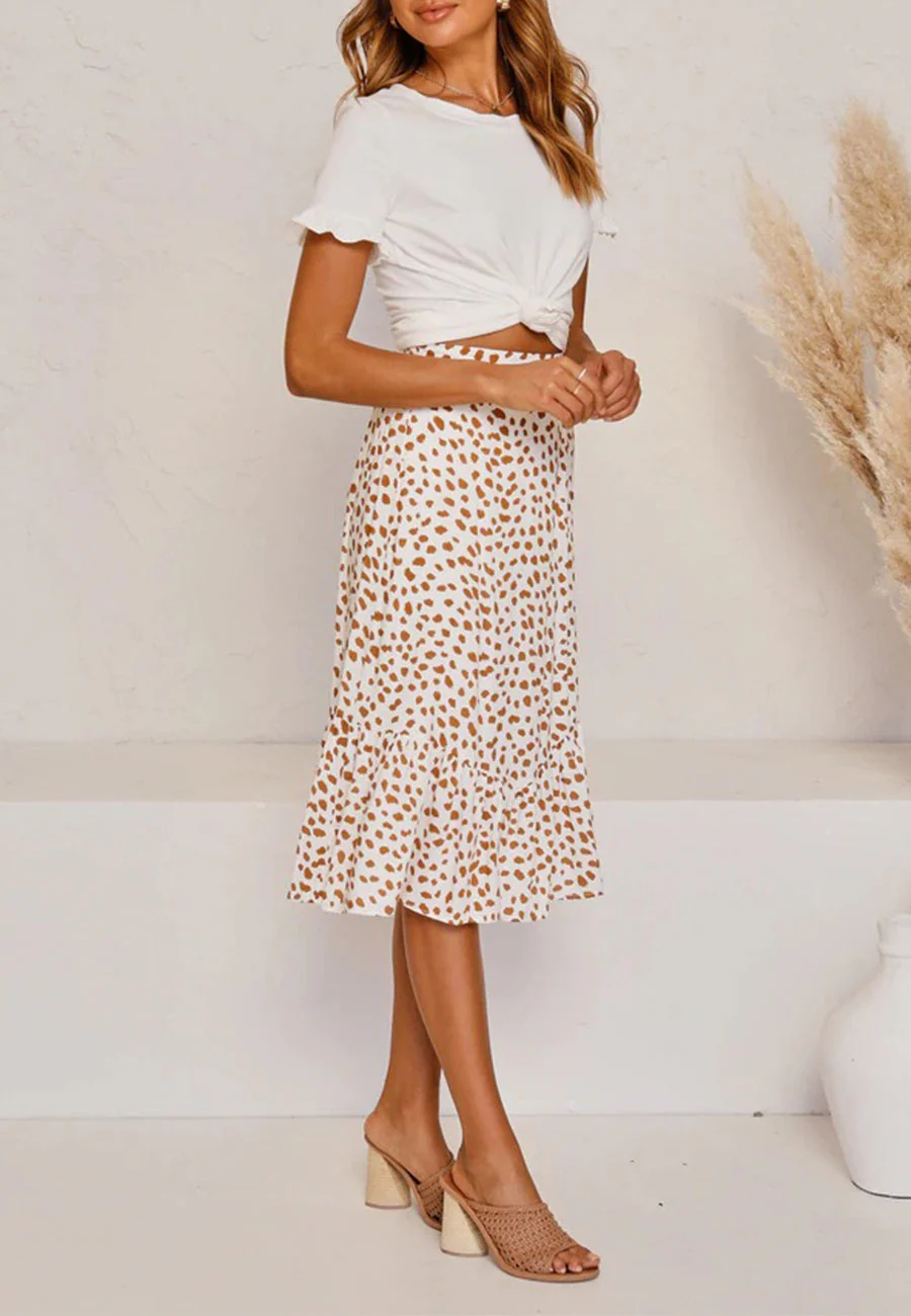 Flared Ruffle Skirt - Image 7