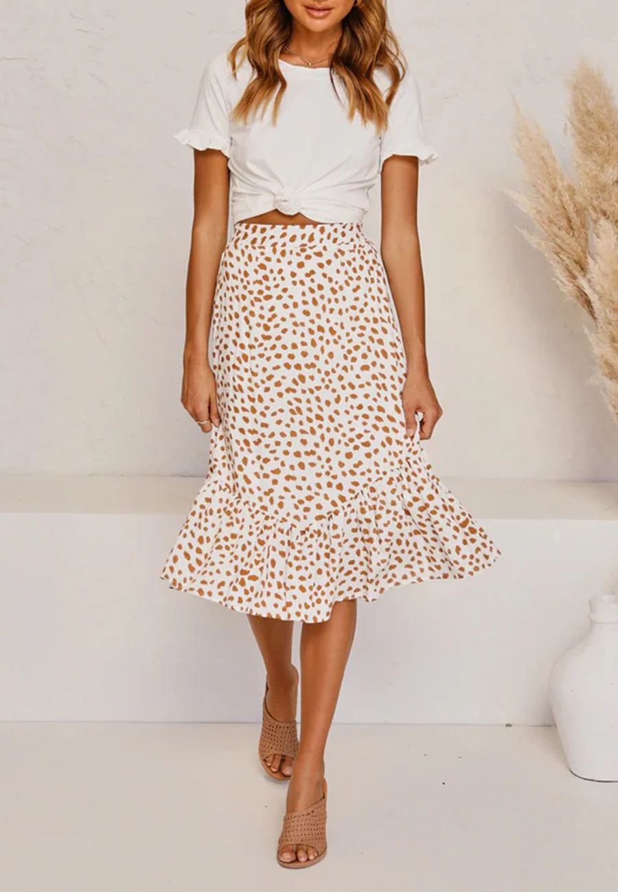 Flared Ruffle Skirt - Image 9