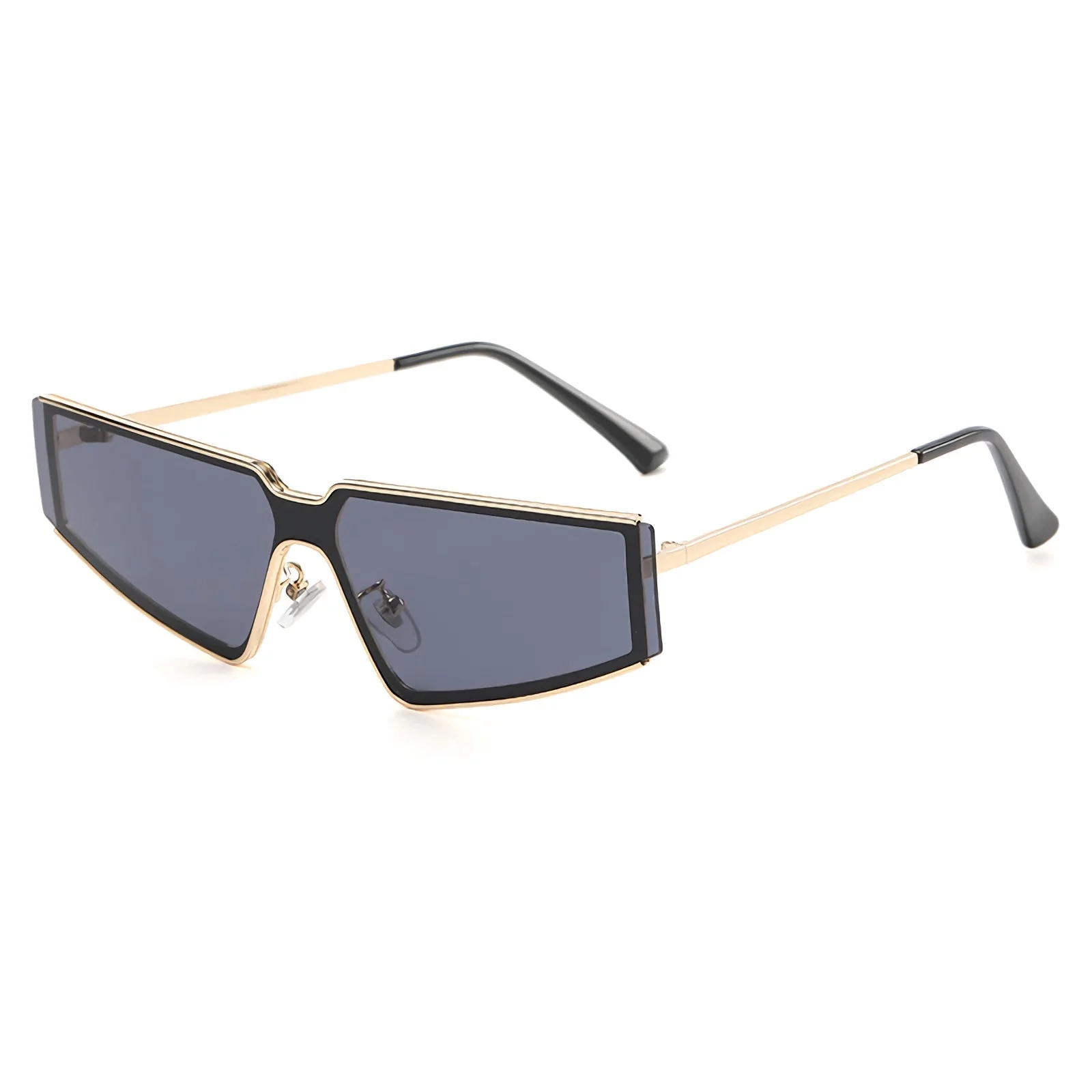 Flat Top Rectangle Sunglasses - Image 2