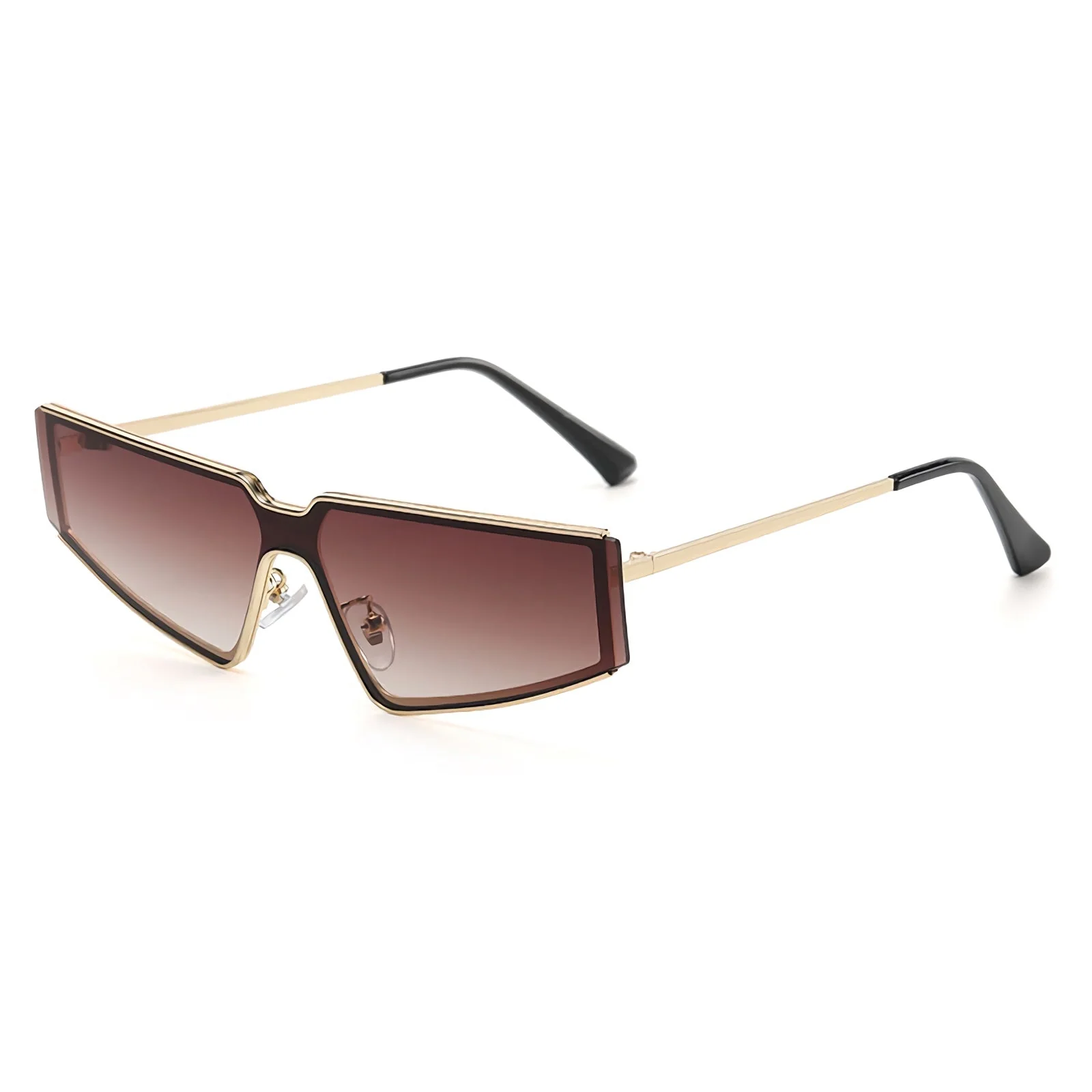 Flat Top Rectangle Sunglasses - Image 3