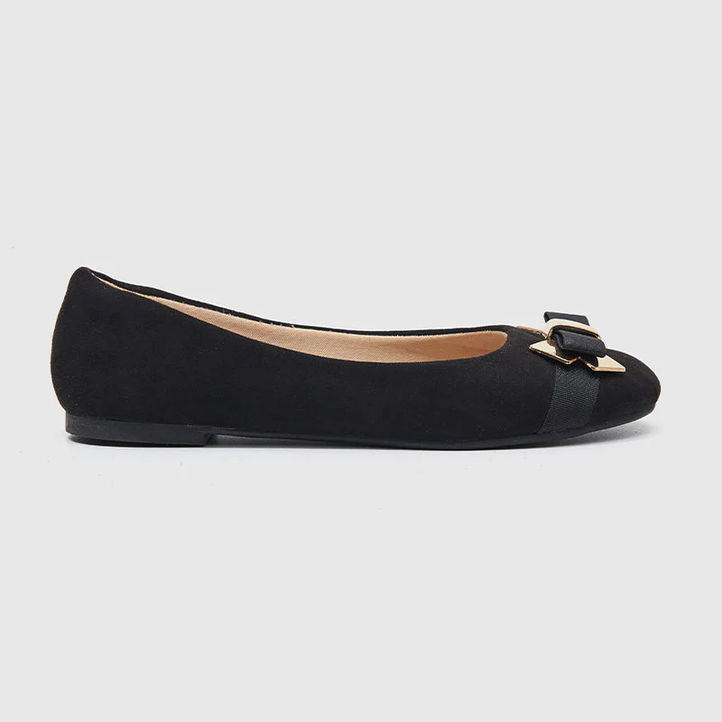 Ballet Flats With Bow - Image 10