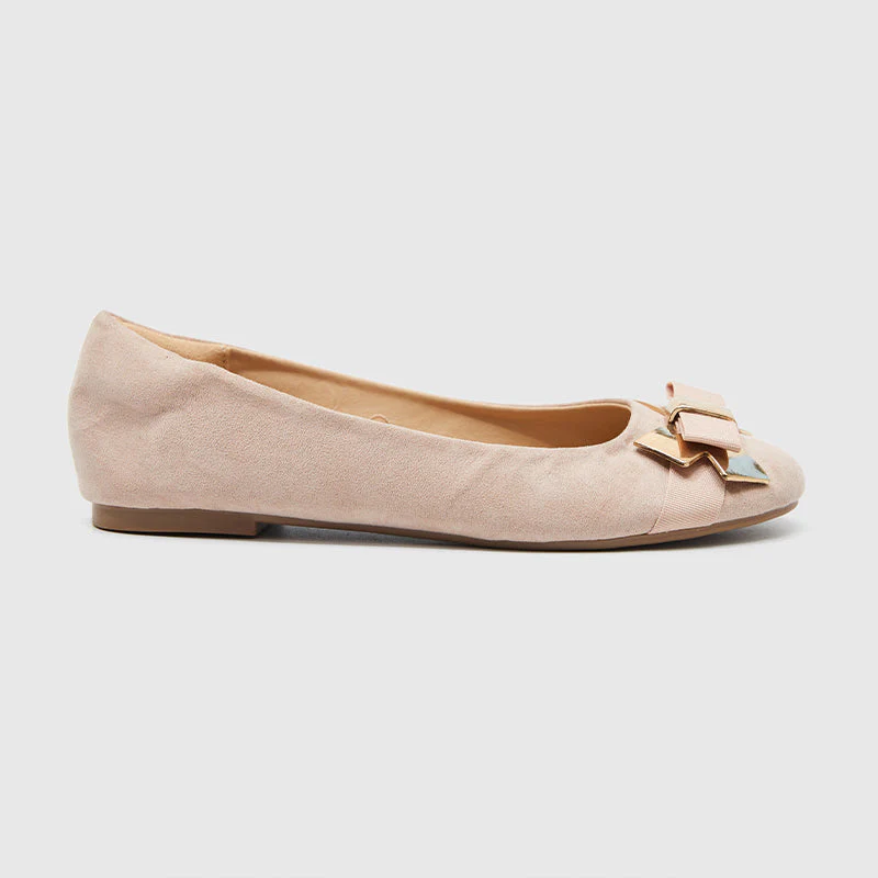 Ballet Flats With Bow - Image 2