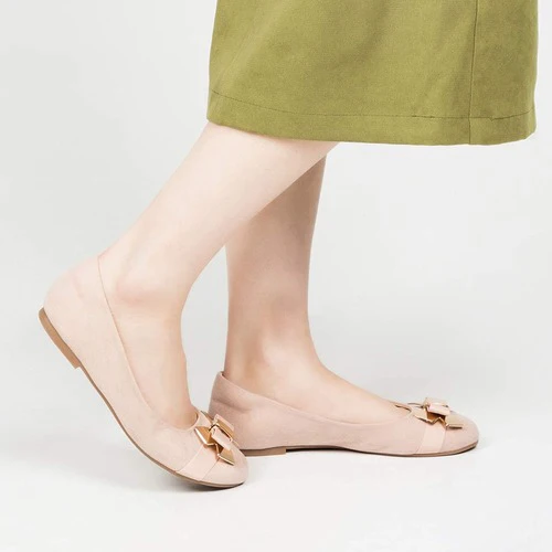 Ballet Flats With Bow - Image 6
