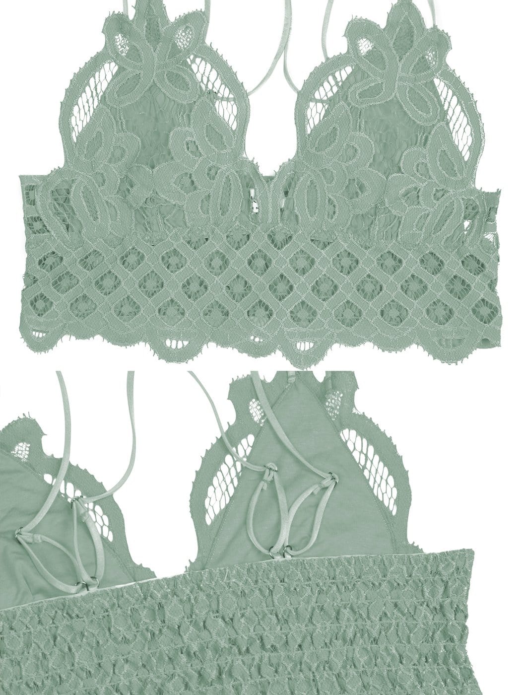 Floral Lace Bralette Crop Top - Image 14
