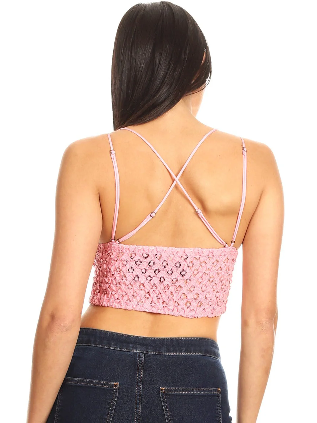 Floral Lace Bralette Crop Top - Image 17