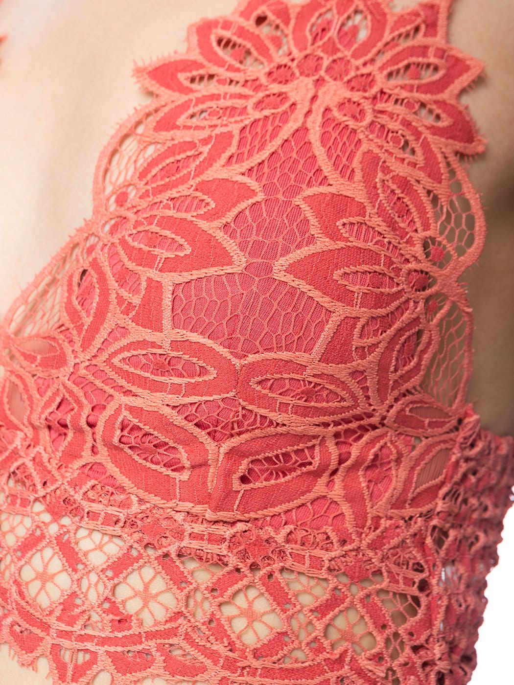 Floral Lace Bralette Crop Top - Image 38