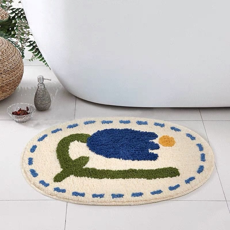 Floral Patterned Bath Mats - Image 12