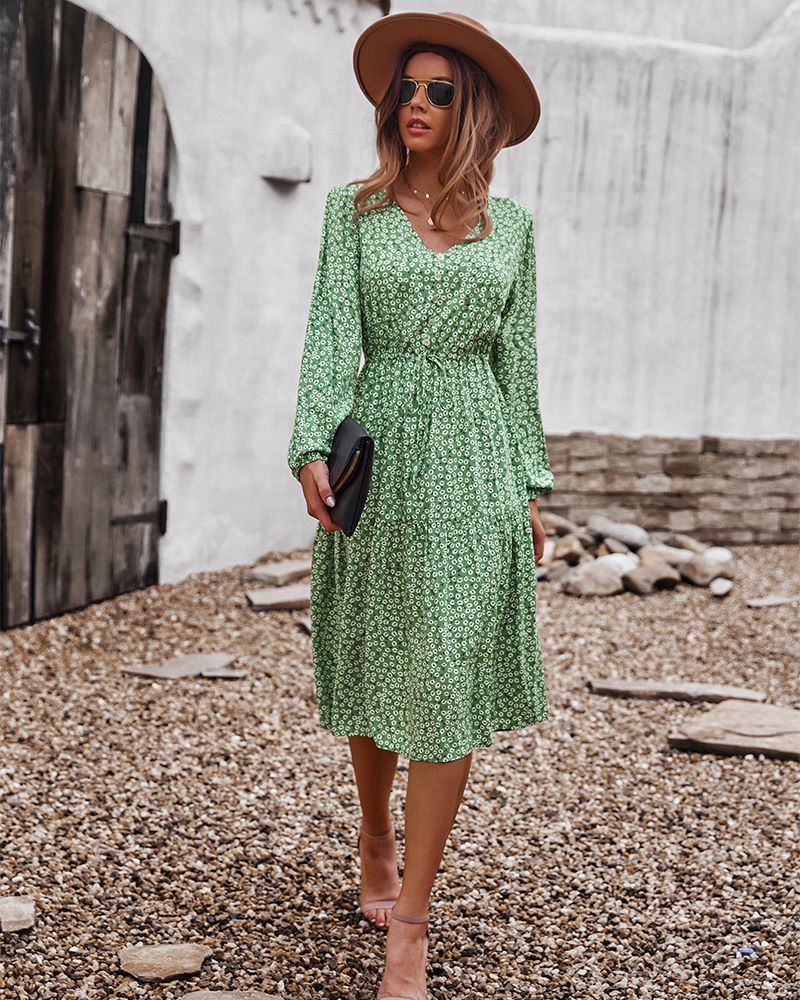 Floral Print Light Dress - Image 6