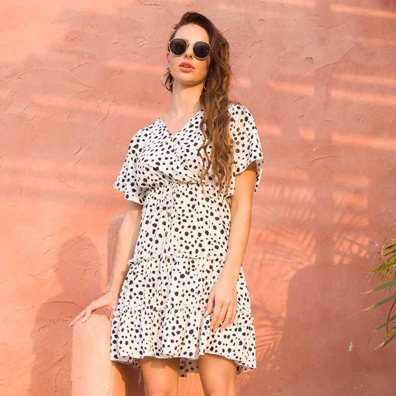 Floral Print Tiered Dress - Image 29