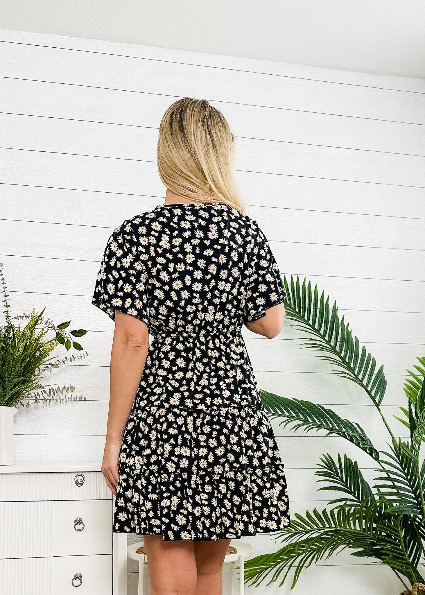 Floral Print Tiered Dress - Image 6