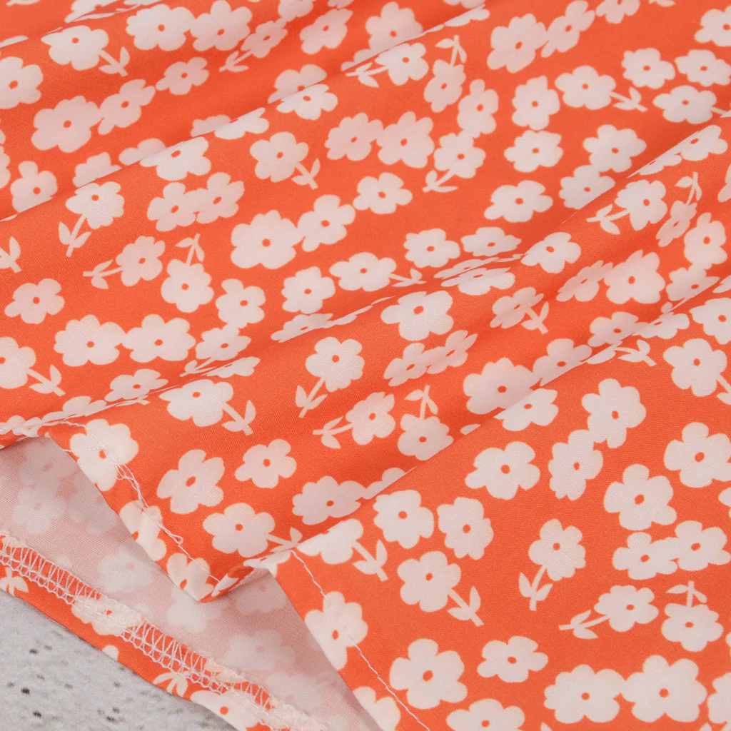 Flower Print Gathered Blouse - Image 22