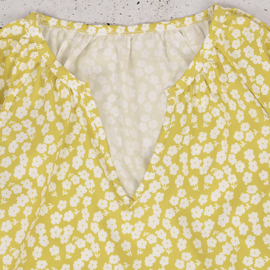 Flower Print Gathered Blouse - Image 24