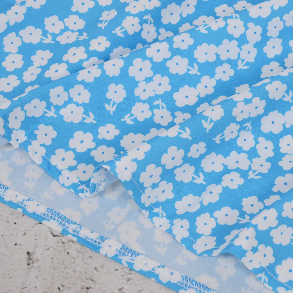 Flower Print Gathered Blouse - Image 8