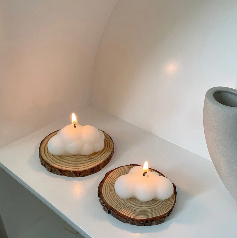 Fluffy Cloud Decorative Candle