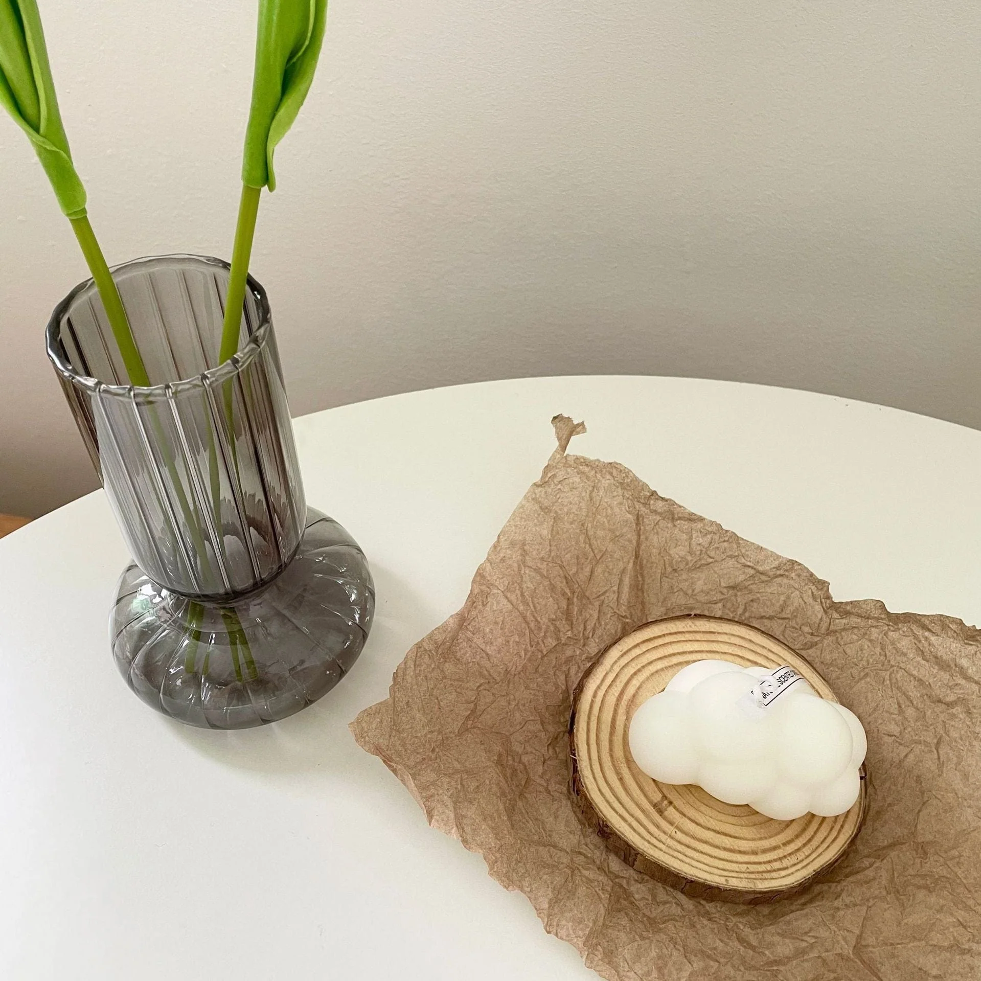 Fluffy Cloud Decorative Candle - Image 3