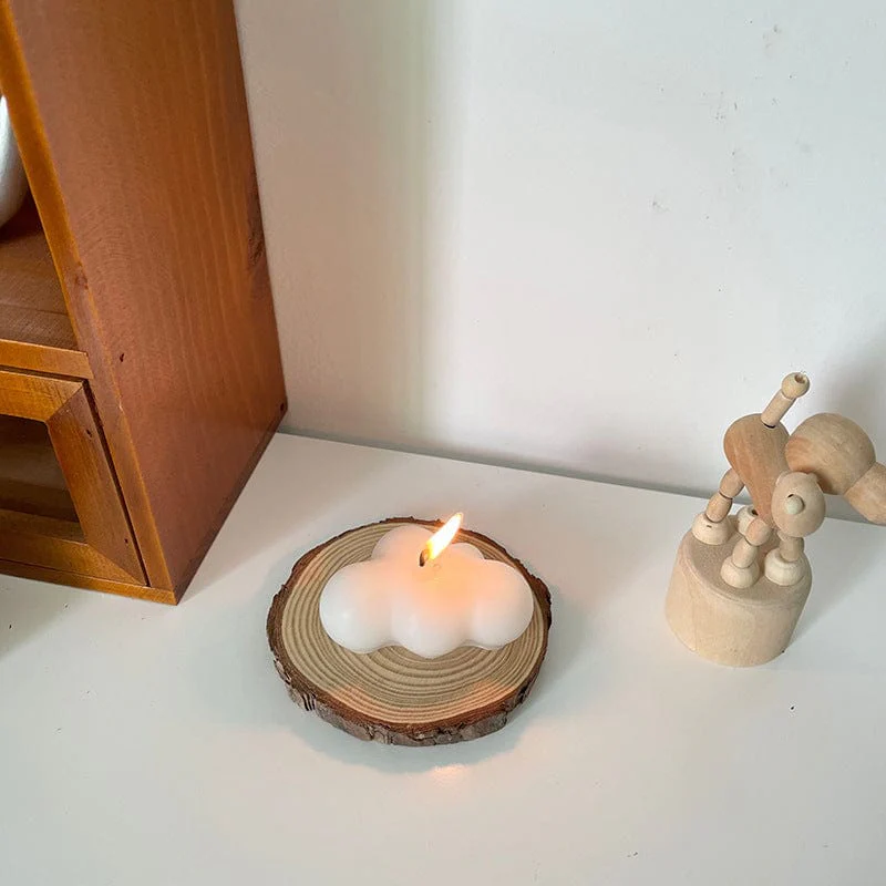 Fluffy Cloud Decorative Candle - Image 6