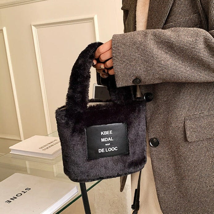 Fluffy Fur Bucket Bag - Image 7