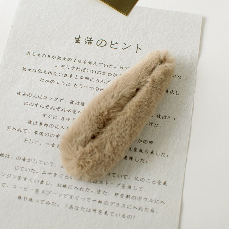 Fluffy Hair Clip - Image 4
