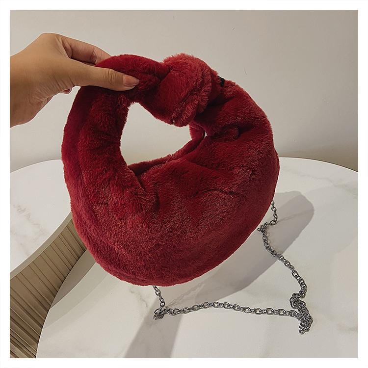 Fluffy Round Hand Bag - Image 17