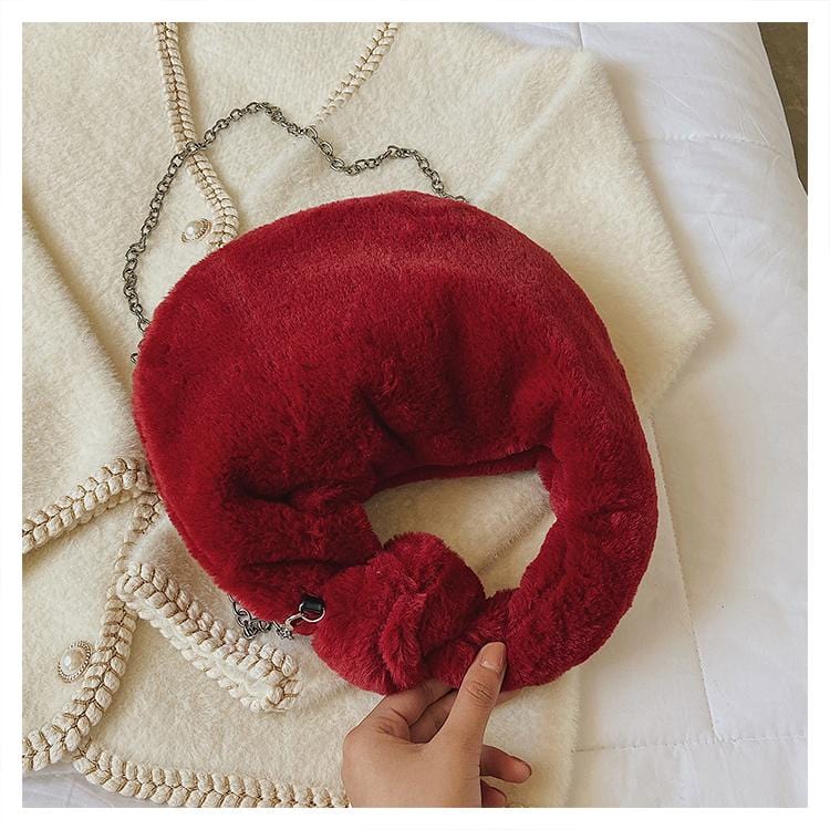 Fluffy Round Hand Bag - Image 18